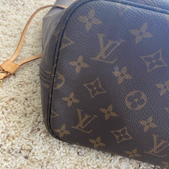 USED Authentic Louis Vuitton Neverfull MM - Picture 9 of 12